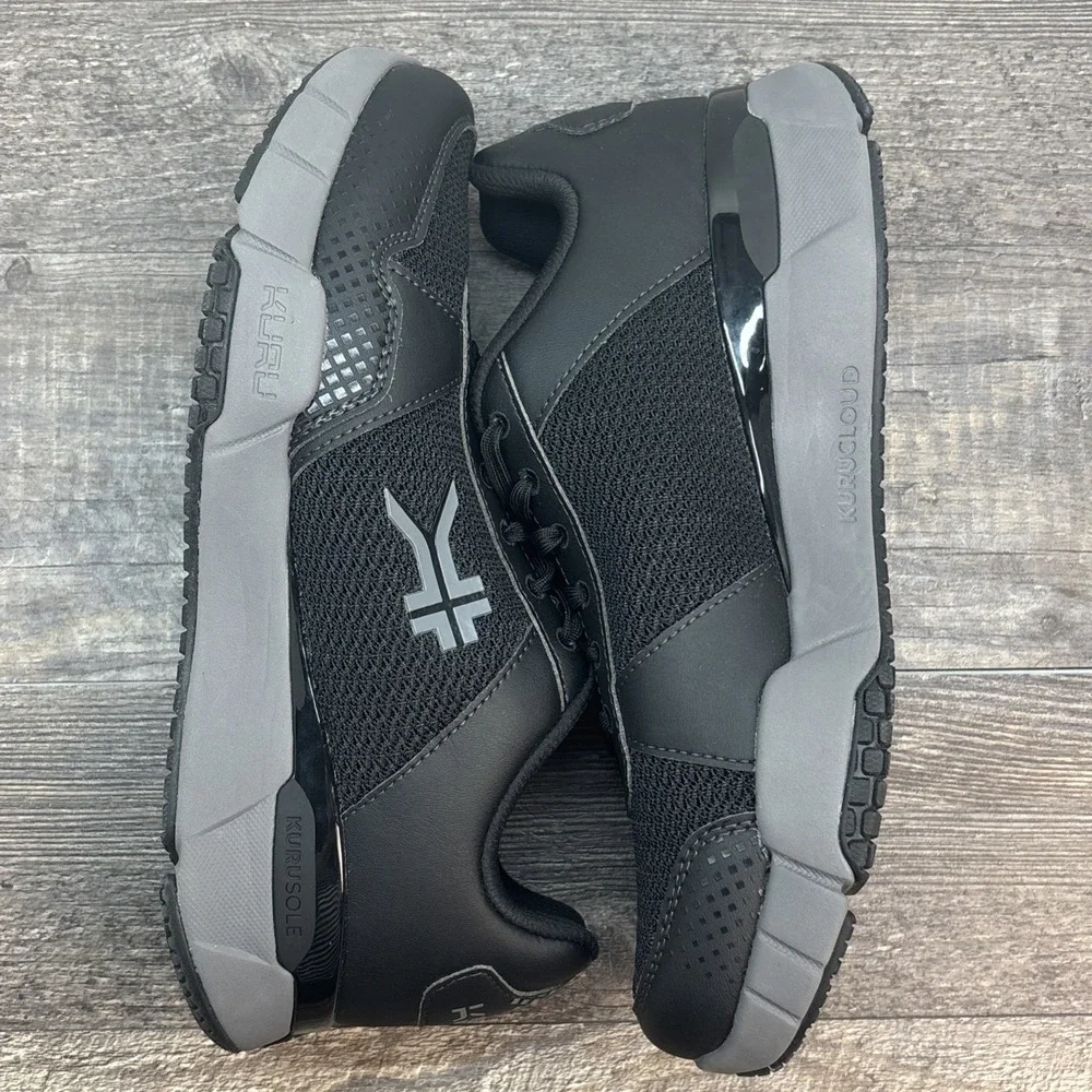 KURU Quantum 2 Women's 10.5 Wide Sneaker Jet Black/Slate Gray 2.0 Athletic‎ Shoe